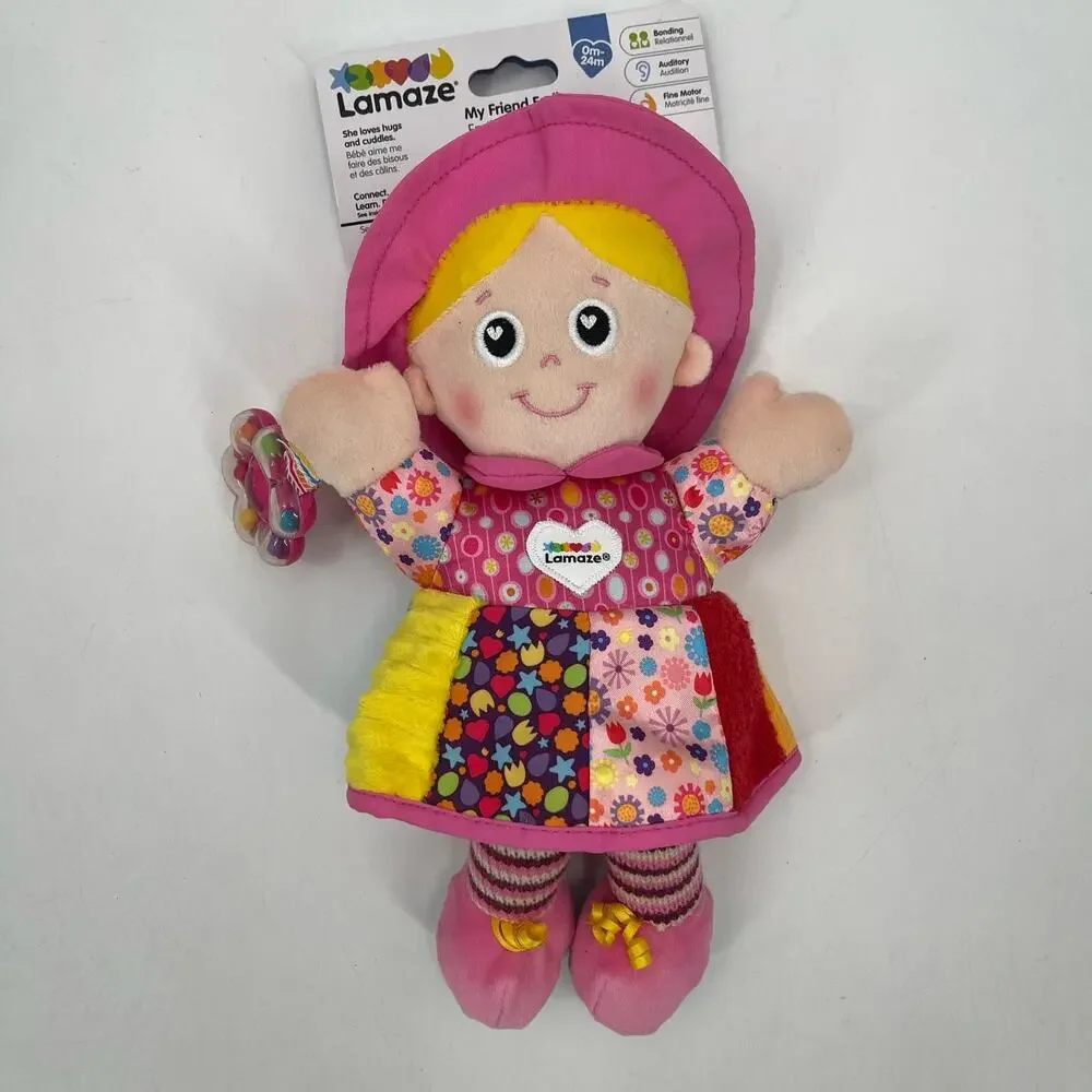 TOMY LAMAZE My Friend Emily 0-24 Months NWT Baby Bonding Auditory Fine Motor Toy